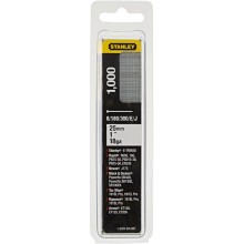 Stanley 1-SWKBN100T 25mm/1"/18 Tackernägel Typ 8/300/E/J, 1000 Stück