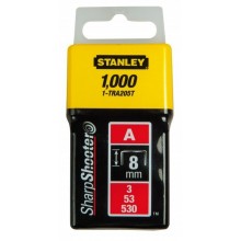 Stanley 1-TRA208T Klammern Typ A 5/53/530, 12mm, 1000 Stück