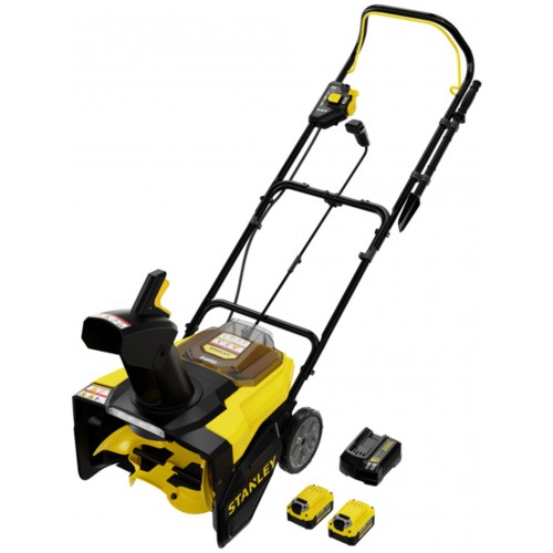 Stanley SCSNP460R2-QW FatMax V20 Schneefräse (46cm/18V/2x6,0Ah)