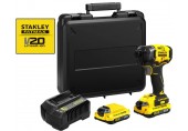 Stanley SFMCF820D2K FatMax V20 Schlagschrauber Bürstenlos 1/4" (18V/2x2,0Ah), Koffer