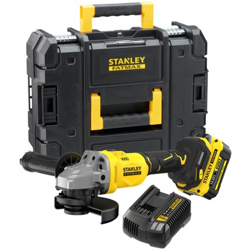 Stanley SFMCG710M1T-QW FatMax V20 Akku-Winkelschleifer 125mm (18V/1x4,0Ah), Koffer