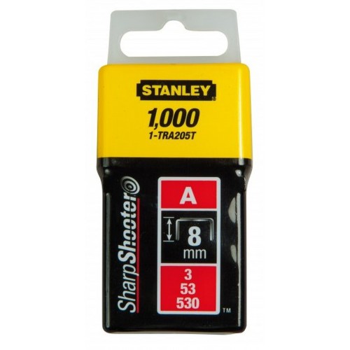 Stanley 1-TRA209T Klammern Typ A 5/53/530, 14mm, 1000 Stück