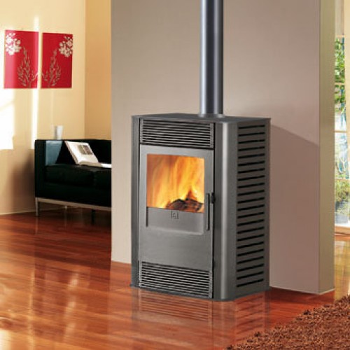 EDILKAMIN SWING Holz-Kaminofen, luftführend, grau, 641740 EDILKAMIN SWING Holz-Kaminofen, luftführend, grau, 641740