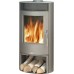ABX TARTU 5, Holz-Kaminofen, graues Blech 46478S