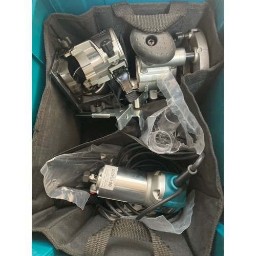 Makita RT0700CX2J Oberfräse 700W, Systemkoffer. Makpac
