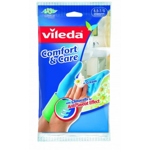 VILEDA Handschuhe Comfort & Care S 105385