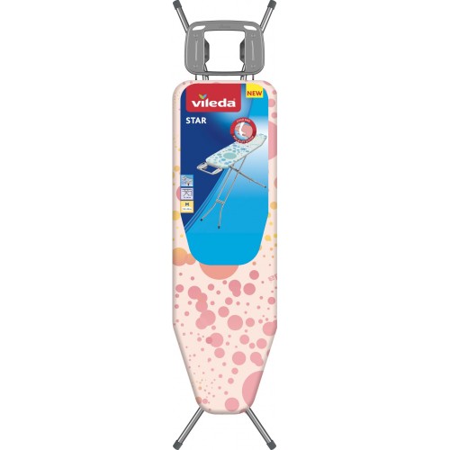 VILEDA Star Bügelbrett 120 x 38 cm rosa 163324 VILEDA Star Bügelbrett 120 x 38 cm rosa 163324