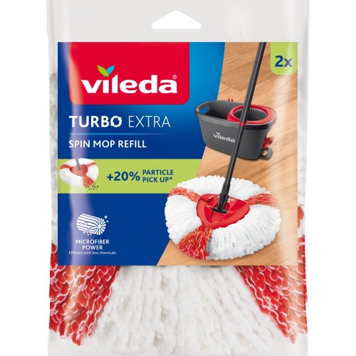 VILEDA TURBO 2in1 Ersatzkopf, 2 Stk. 166142