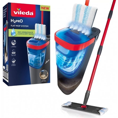 VILEDA H2Pro flachwischer Set 175774 VILEDA H2Pro flachwischer Set 175774