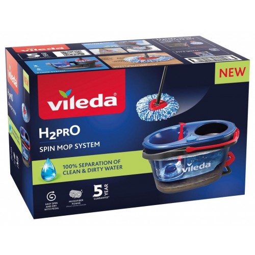 VILEDA H2Pro Spin Mop Set 178332 VILEDA H2Pro Spin Mop Set 178332