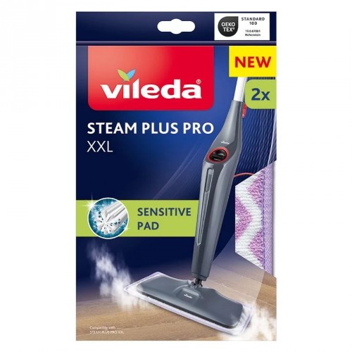 VILEDA STEAM PLUS XXL PRO Sensitive Ersatzbezug 2 St. 180853 VILEDA STEAM PLUS XXL PRO Sensitive Ersatzbezug 2 St. 180853