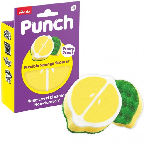 VILEDA PUNCH Lemon Schwamm 1 St. 182804 VILEDA PUNCH Lemon Schwamm 1 St. 182804