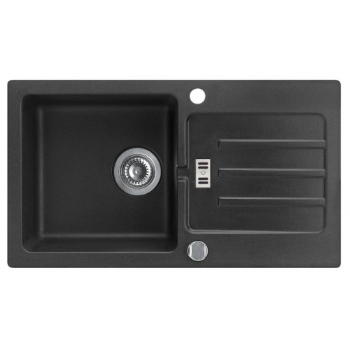 ALVEUS VICTORIA 30 Granitspüle, 770 x 430 mm, schwarz