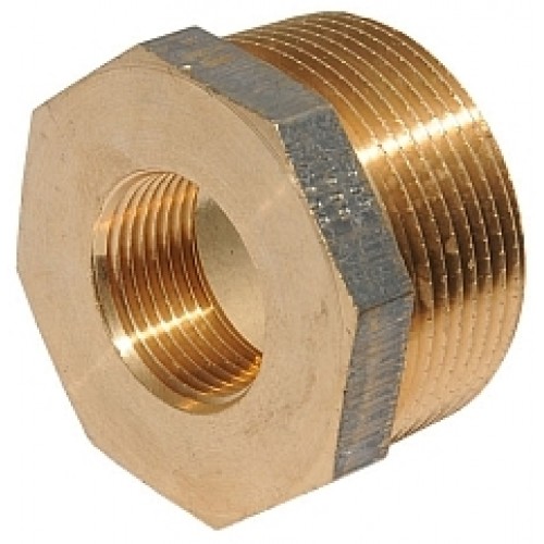 Viega Reduzierstück Modell 3241 Rotguss blank, 3/4 x 1/2 Zoll, 266493