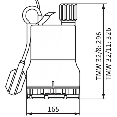 B-WARE WILO TMW 32/8-10 Schmutzwasser-Tauchmotorpumpe 4058059