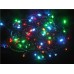Weihnachtsbeleuchtung 100 LED - bunt / 10 LED blinkt, VS483