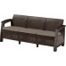 KETER BAHAMAS LOVE SEAT MAX Gartenbank, Sofa, 182 x 70 x 79cm, braun/grau-beige 17205920