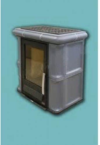 ABX BAVARIA L, Kachelofen mit Gusseisen Einsatz, blau, ohne Sockel 4634-7 MBS ABX BAVARIA L, Kachelofen mit Gusseisen Einsatz, blau, ohne Sockel 4634-7 MBS