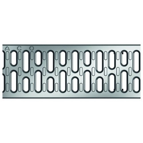 ACO Drainlock NW 100, Klasse C 250, Stegrost 1,0 m, Edelstahl 12644 ACO Drainlock NW 100, Klasse C 250, Stegrost 1,0 m, Edelstahl 12644