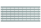 ACO Drainlock NW 100, Klasse B 125, Längsprofilrost 0,5 m, Stahl verzinkt 132550