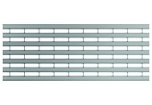 ACO Drainlock NW 100, Klasse B 125, Längsprofilrost 1,0 m, Edelstahl 132556