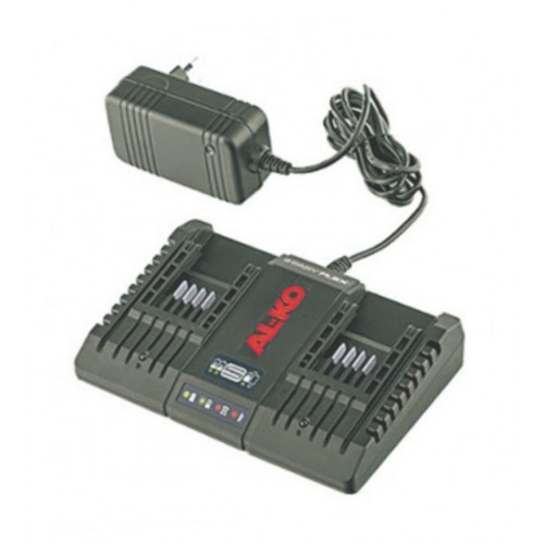 AL-KO Doppel-Ladegerät EasyFlex, 20 V/3 A, mit Ladestandsanzeige 113561