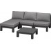 ALLIBERT NEVADA LOW Loungeset, graphit/grau 17193926