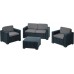 ALLIBERT CALIFORNIA 2 Lounge Set, graphit/grau 17192233