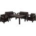 ALLIBERT CORFU FIESTA Lounge Set, braun/schokobraun 17198008