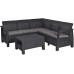 ALLIBERT CORFU RELAX Lounge-Set, graphit/grau 17202123