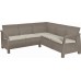 ALLIBERT CORFU RELAX Ecksofa, 190 x 190 x 79 cm, cappuccino/beige 17208435