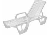 KETER FLORIDA Liegestuhl, 190 x 67 x 42 cm, weiß 17180024