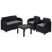 ALLIBERT GEORGIA Lounge-Set, graphit/grau 17199879