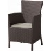 ALLIBERT IOWA Gartensessel, 62 x 60 x 89 cm, braun/beige 17197853