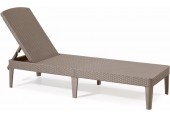 ALLIBERT JAIPUR Sonnenliege, 187 x 58 x 29 cm, cappuccino 17205843