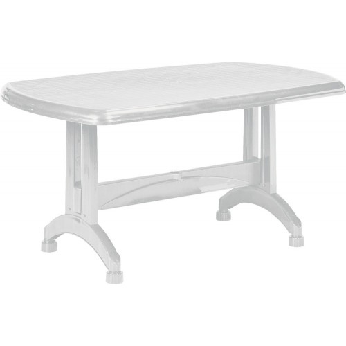 ALLIBERT PORTLAND Gartentisch 150 x 90 x 72 cm, weiß 17180031