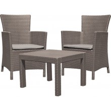 ALLIBERT ROSARIO Balkon-Set, cappuccino/sand 17200030