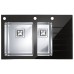 ALVEUS CRYSTALIX 20 Küchenspüle, 860 x 540 mm, links, schwarz 1099641