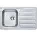 ALVEUS ZOOM 20 Maxim Edelstahlspüle, 790 x 500 mm, Satin 1108173
