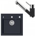 ALVEUS Set FORMIC 20 Granitspüle 520x510 mm + Küchenarmatur AM 100-P, Twilight 05