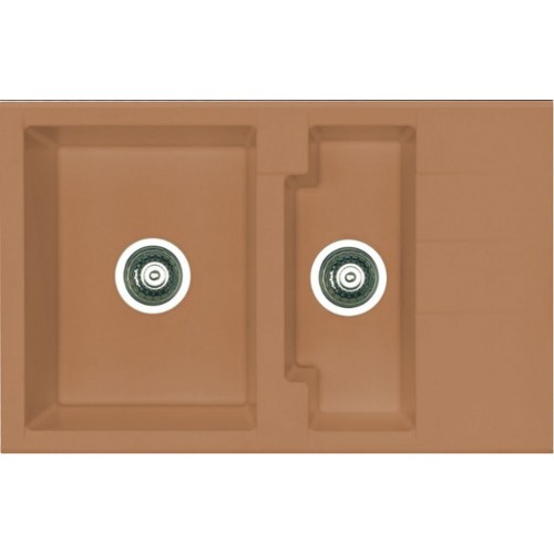ALVEUS Algranitspüle CUBO 40 macchiato