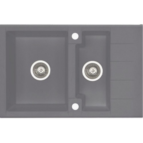 ALVEUS Cubo 40 Algranitspüle, 780 x 500 mm, anthrazit 1054731