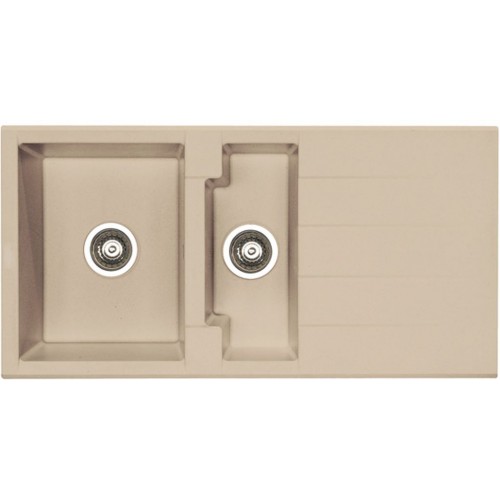 ALVEUS Algranitspüle CUBO 70 cappuccino metalik 1054771