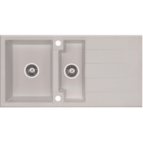 ALVEUS Cubo 70 Algranitspüle, 980 x 500 mm, terra 1054763