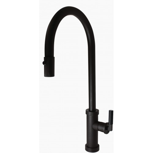 ALVEUS NERINA - PS Küchenarmatur, ausziehbar mit Brause, schwarz 1132179