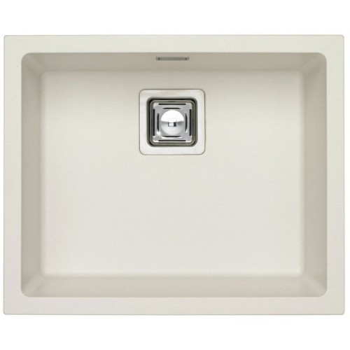 ALVEUS QUADRIX 50 Granitspüle, 560 x 460 mm, weiß