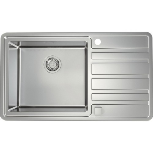 ALVEUS RANDO 50 L Edelstahlspüle, 860 x 500 mm, links 1131207 ALVEUS RANDO 50 L Edelstahlspüle, 860 x 500 mm, links 1131207
