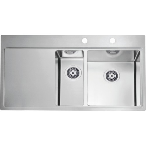 ALVEUS PURE 60 R Edelstahlspüle, 980 x 525 mm, rechts 1103655