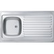 ALVEUS CLASSIC 70 UNI Edelstahlspüle vollflächig, 1000 x 600 mm 1108745
