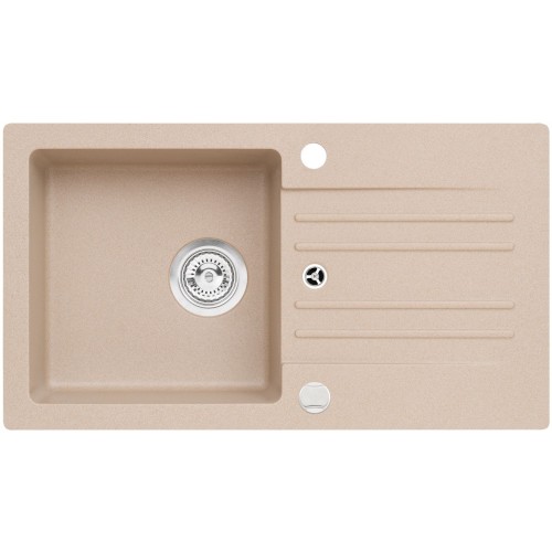 ALVEUS CORTINA 140 Granitspüle, 750 x 420 mm, POP-UP, beige